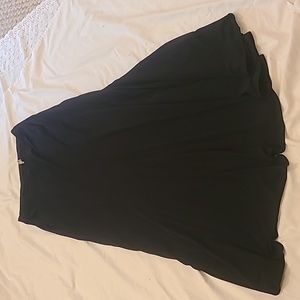 Black Flowy Long Skirt